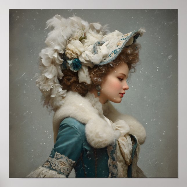 Poster Lady in Winter (Frente)