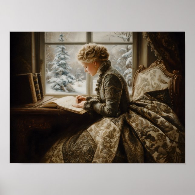 Poster Lady in Winter (Frente)