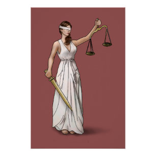 Pôster Lady Justice - Marsala