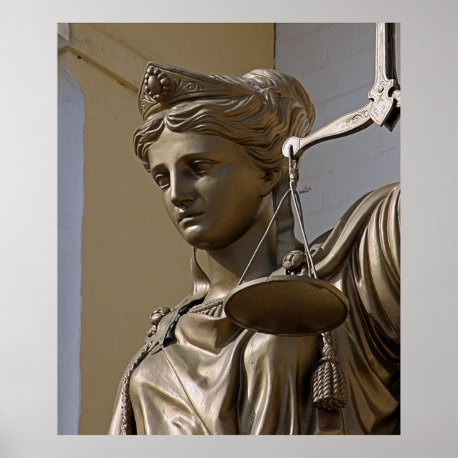 Pôster Lady Justice Statue (Frente)