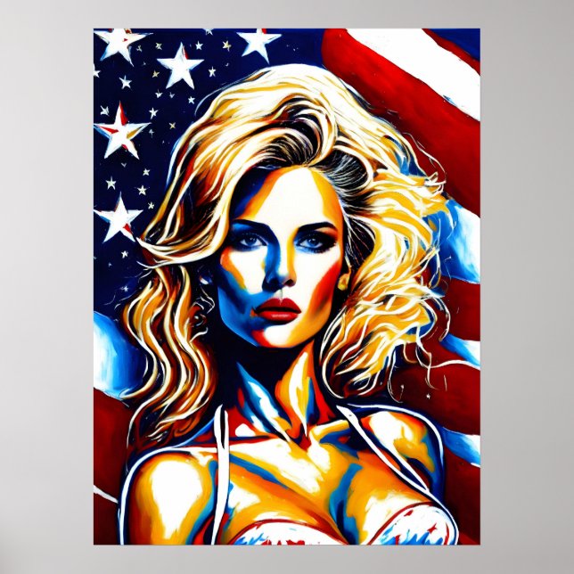 Poster Lady Liberty (Frente)