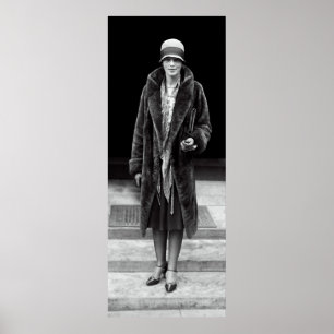 Poster "LADY LINDY" AMELIA EARHART em 1928