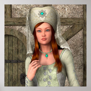 Pôster Lady Medieval