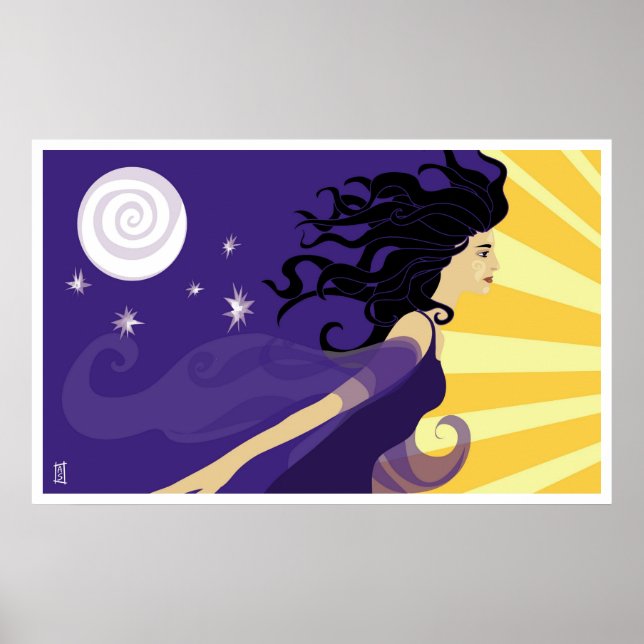 Poster Lady Night (Frente)