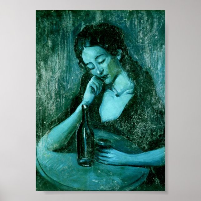 Poster Lady no concerto Eden por Pablo Picasso (Frente)