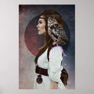 Poster "Lady Owl"