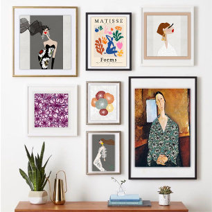 Poster Lady Roma Valentina Arte de Moda Sofisticada