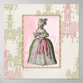 Poster Lady Rosa Francesa