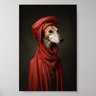 Poster Lady Saluki Dog