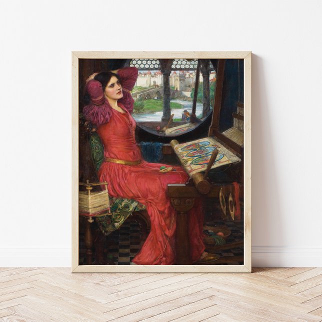 Poster Lady Shalott | John William Waterhouse (Criador carregado)