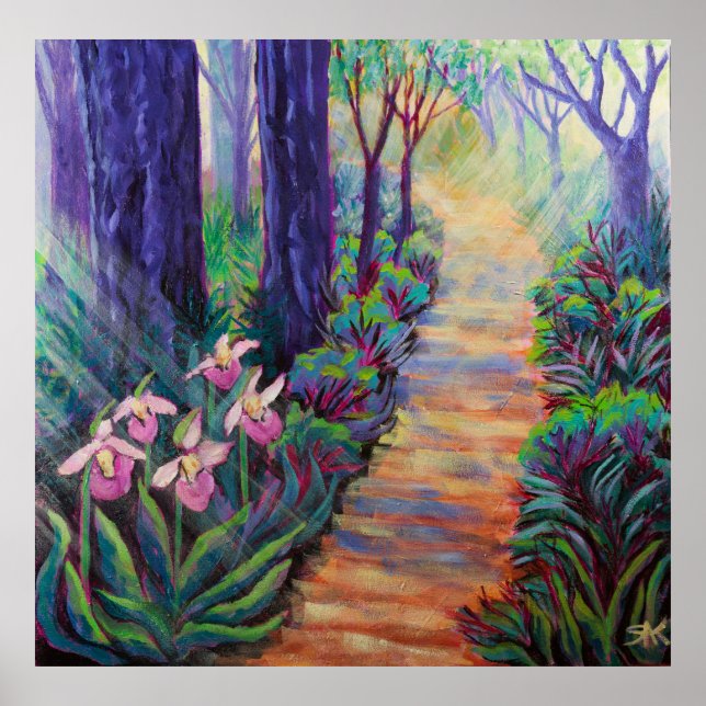 Poster Lady Slippers no caminho (Frente)