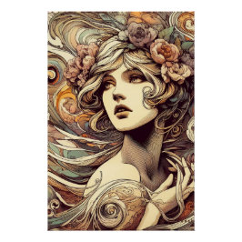 Pôster Lady Summer Poster