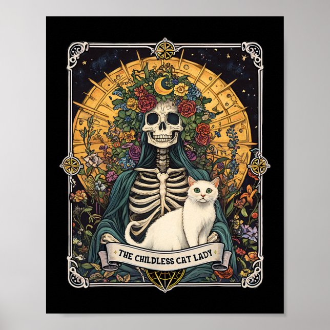 Poster Lady Tarot Card 1 (Frente)