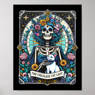 Poster Lady Tarot Card, uma menina sem filhos, Kamala Har