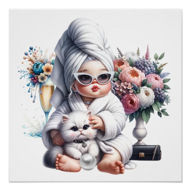 Pôster Lady Wall Decor de Leisure (Frente)