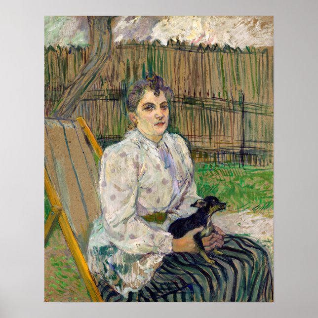 Pôster Lady With A Dog (Frente)