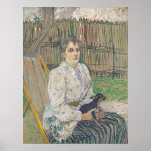Poster Lady with a Dog - Toulouse-Lautrec Fine Art