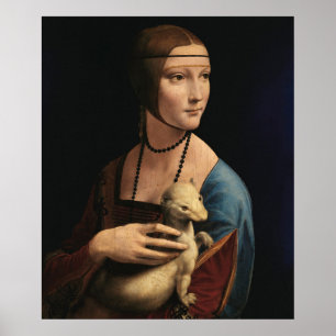 Poster Lady with an Ermine por Leonardo da Vinci