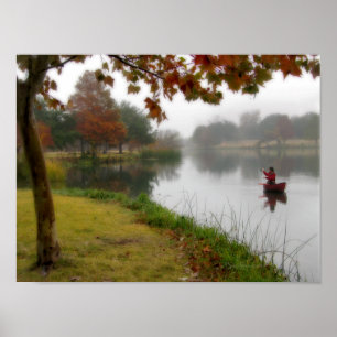 Poster Ladybird Lake Fisheries - Austin Texas