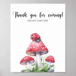 Poster Ladybug - Obrigado por vir