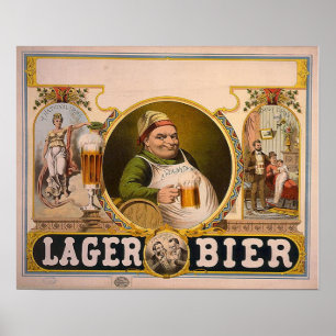Poster Lager Beer