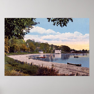 Pôster Lago 1915 flint de Valparaiso Indiana