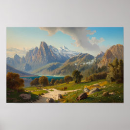 Poster Lago Alpino