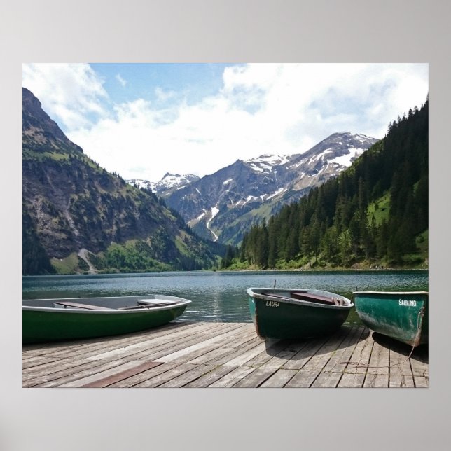 Poster Lago Alpino (Frente)