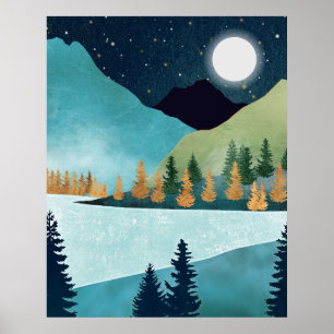 Poster Lago ao Luar