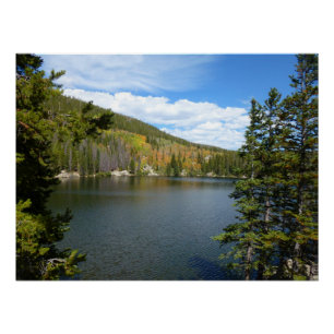 Pôster Lago Bear no Parque Nacional Rocky Mountain