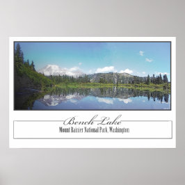 Poster Lago Bench