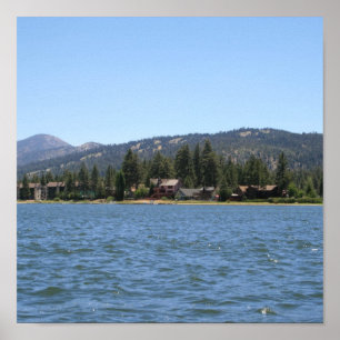 Pôster Lago big Bear, CA