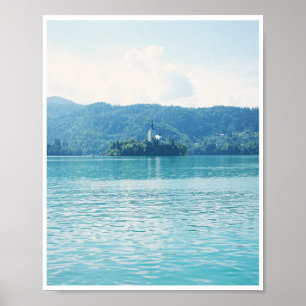 Poster Lago Bled Eslovênia - Paisagem Cêntica Fotografi
