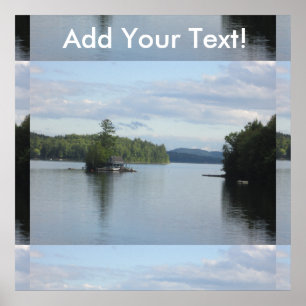 Pôster Lago Bonito New Hampshire