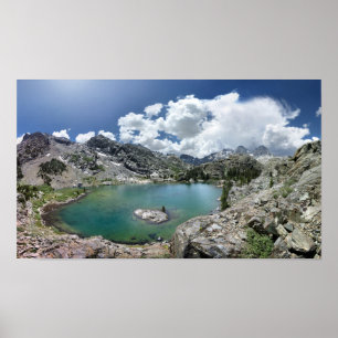 Poster Lago cabin - região selvagem de Ansel Adams -