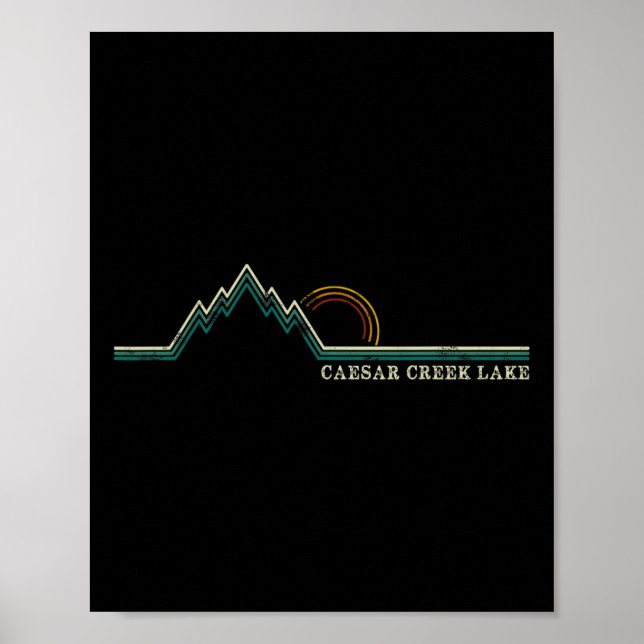 Poster Lago Caesar Creek  (Frente)