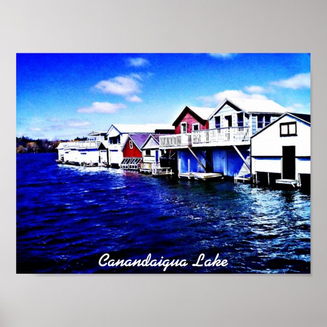 Poster Lago Canandaigua (Frente)
