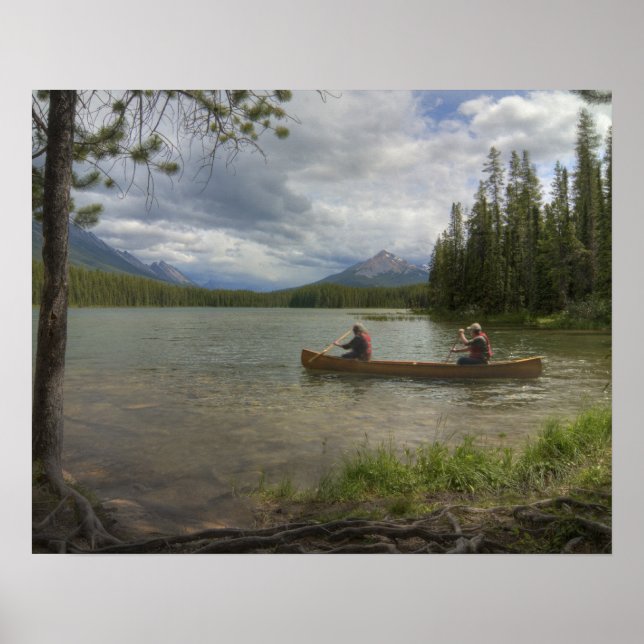 Pôster Lago Canoeing (Frente)