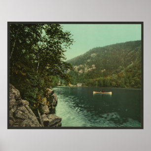 Pôster Lago Cascade Superior, Montanhas Adirondack