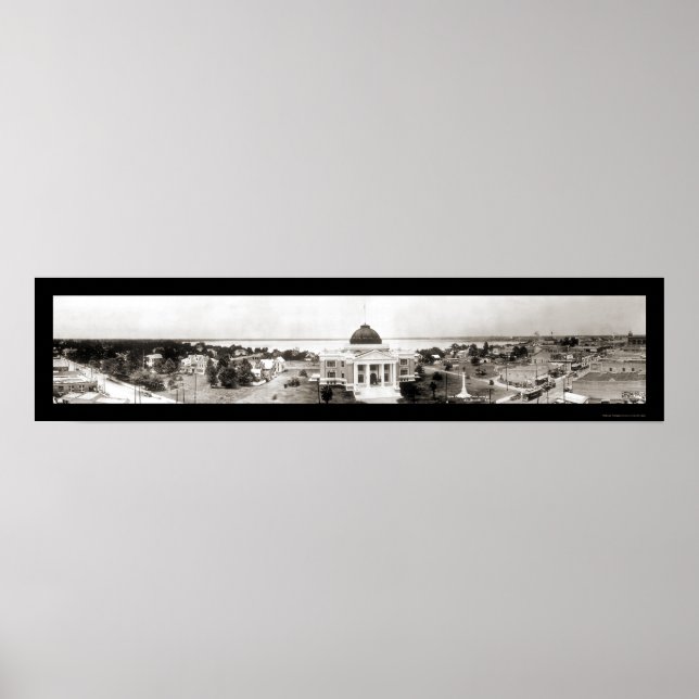 Poster Lago Charles, LA Foto 1923 (Frente)