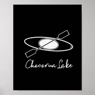 Poster Lago Chocorua New Hampshire Caiaque Caiaquismo Emb