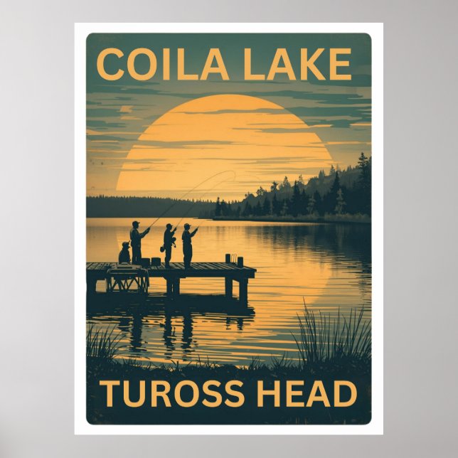 Poster Lago Coila, Tuross Head, NSW (Frente)
