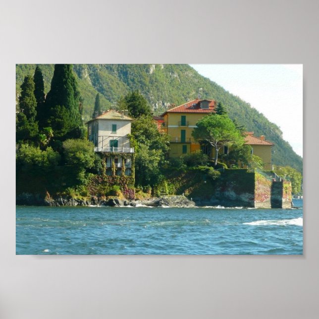 Poster Lago Como - Ivy & Moss (Frente)