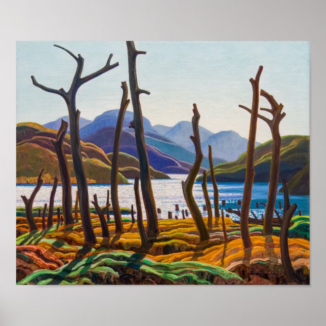 Poster Lago Cranberry | Franklin Carmichael | (Frente)