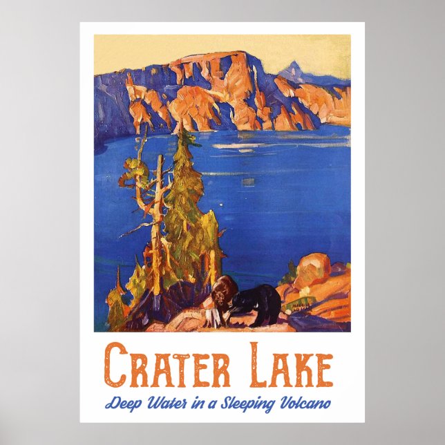 Poster Lago Crater (Frente)