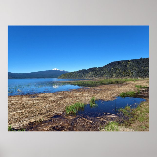 Poster Lago Davis, OR (Frente)