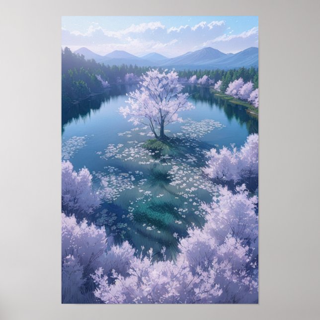 Poster Lago de Blossoms (Frente)