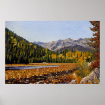 Lago de Montanha Cênica no Parque Estes