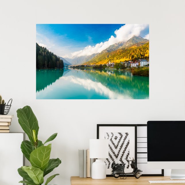 Poster Lago de Papais noeis Caterina Auronzo di Cadore (Escritório em casa)