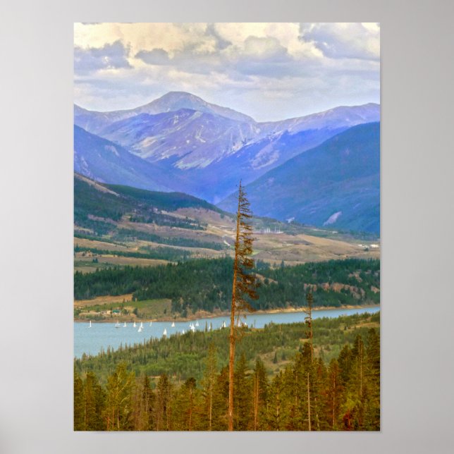 Poster Lago Dillon Regatta, Colorado (Frente)